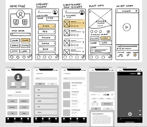 low fidelity prototype design