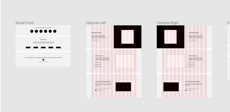 wireframing in figma