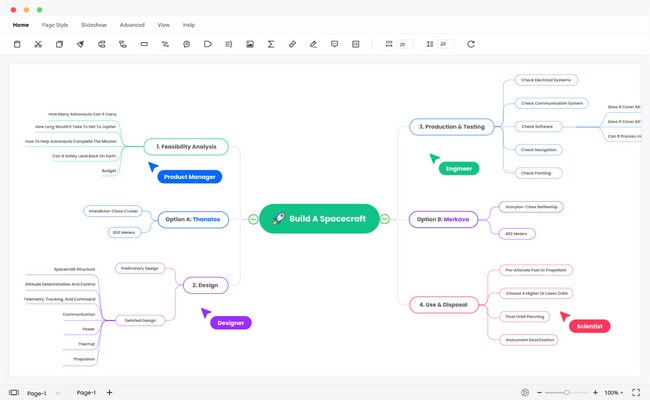 edrawmind map mapping feature