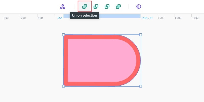 union selection of boolean operations