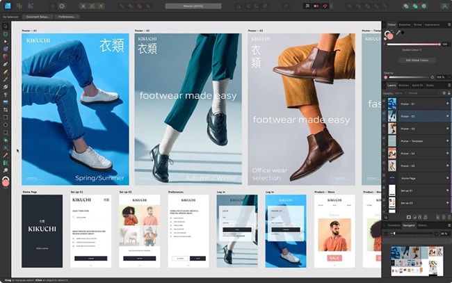 screenshot of affinity designer user interface