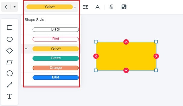 flowchart color