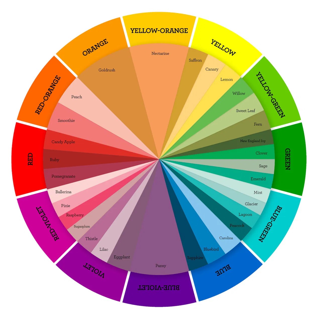 flat color palette