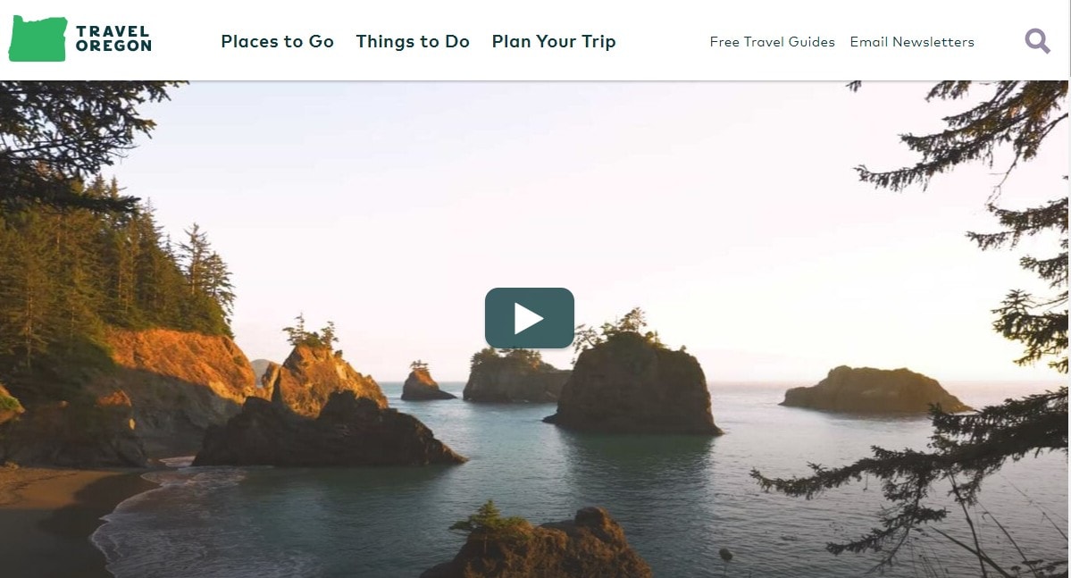 travel website design
