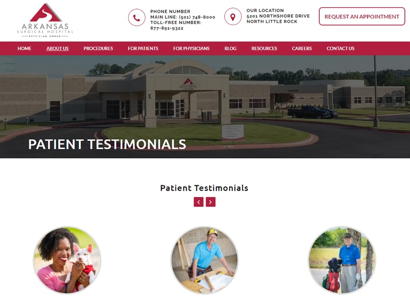 medical website design tips