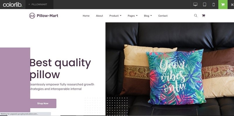 eCommerce site templates