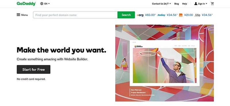 modern header design