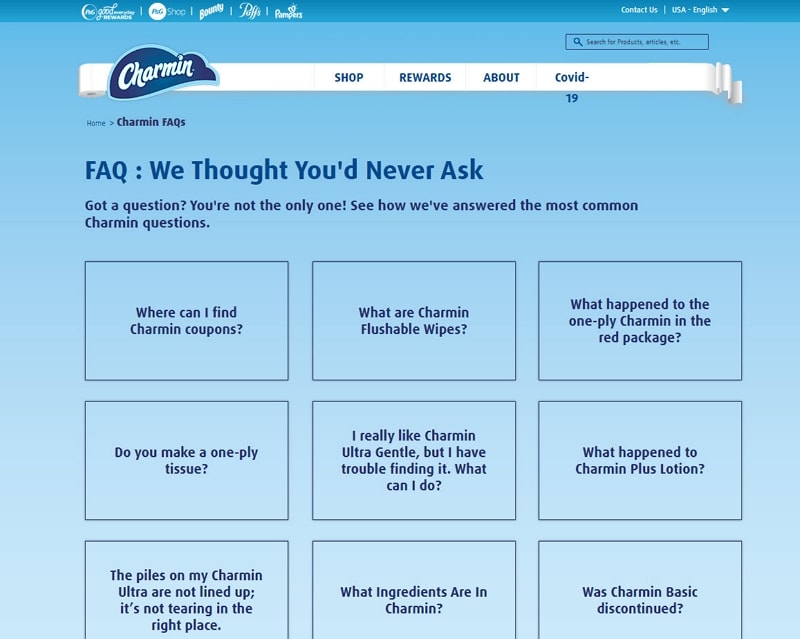 faqs page design
