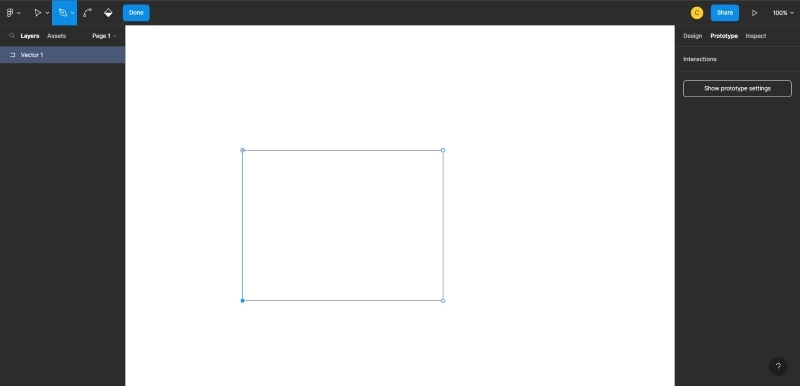 figma creates a shape