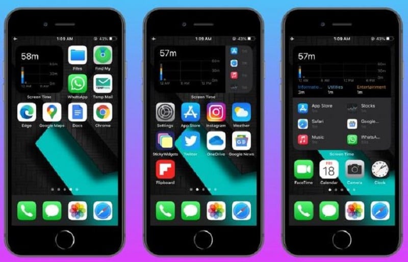 iphone widgets