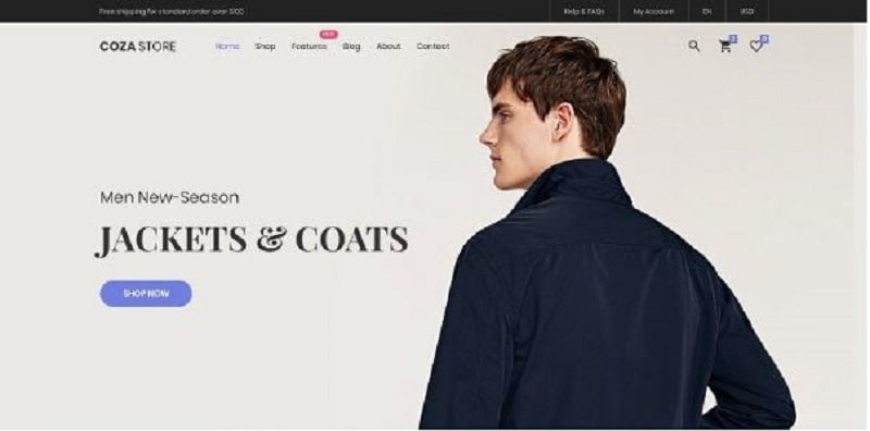 online shop template
