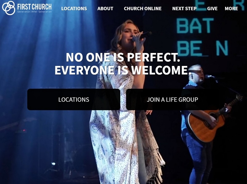 church web design