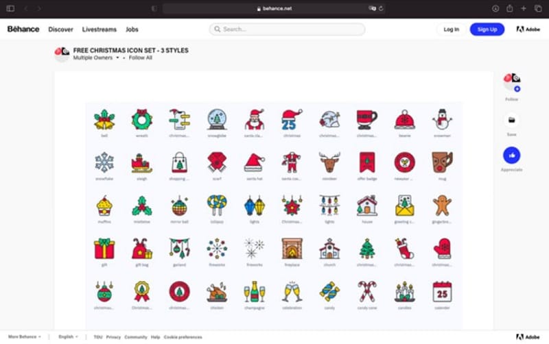behance icons