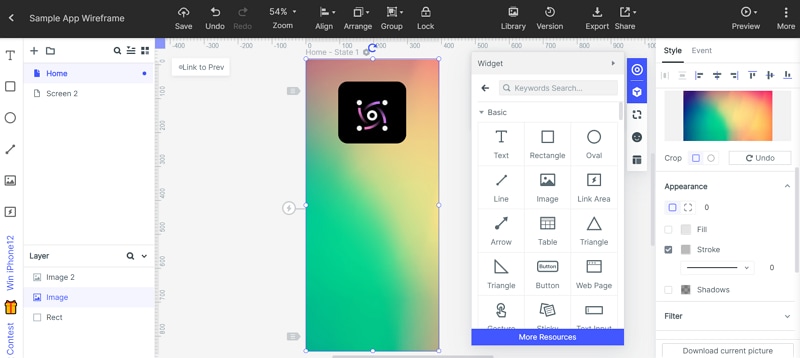 dribbble ui design