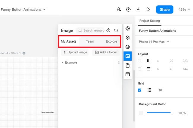 add image material