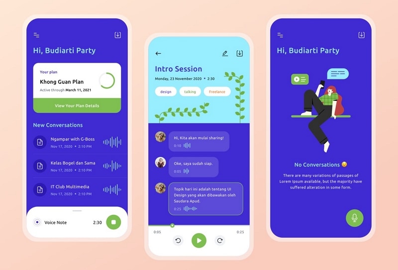 dribbble ui