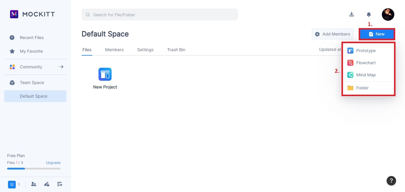 accessing mockitt for various projects
