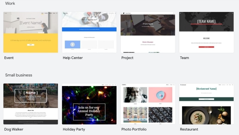 new google sites
