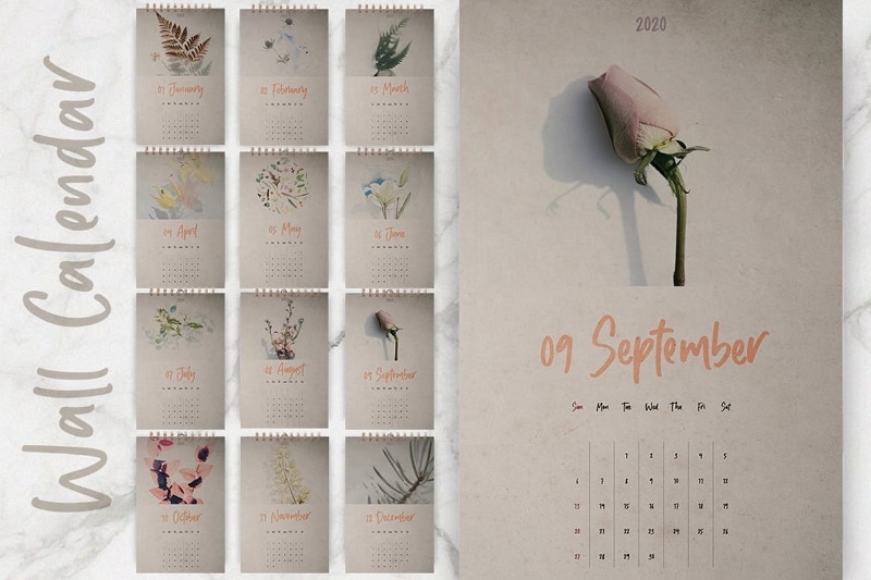 free indesign calendar template 2021