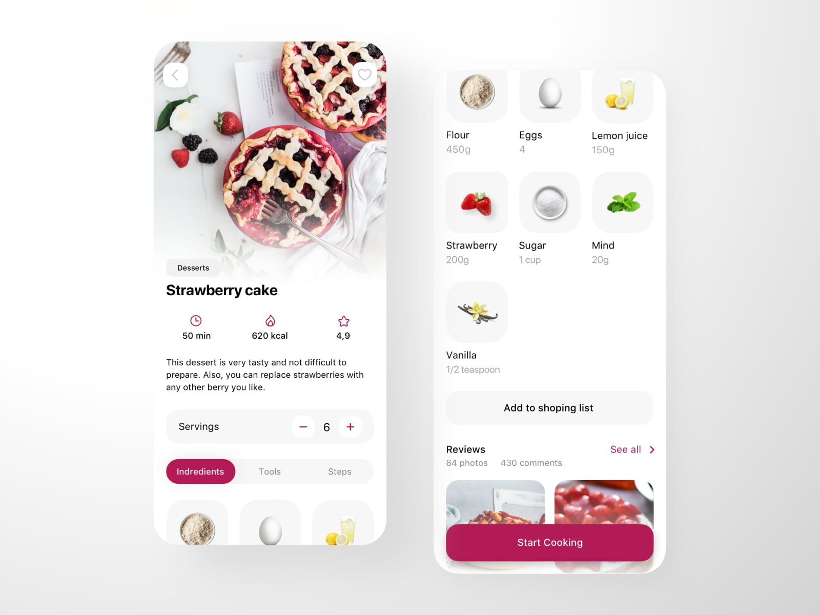 mobile ui design