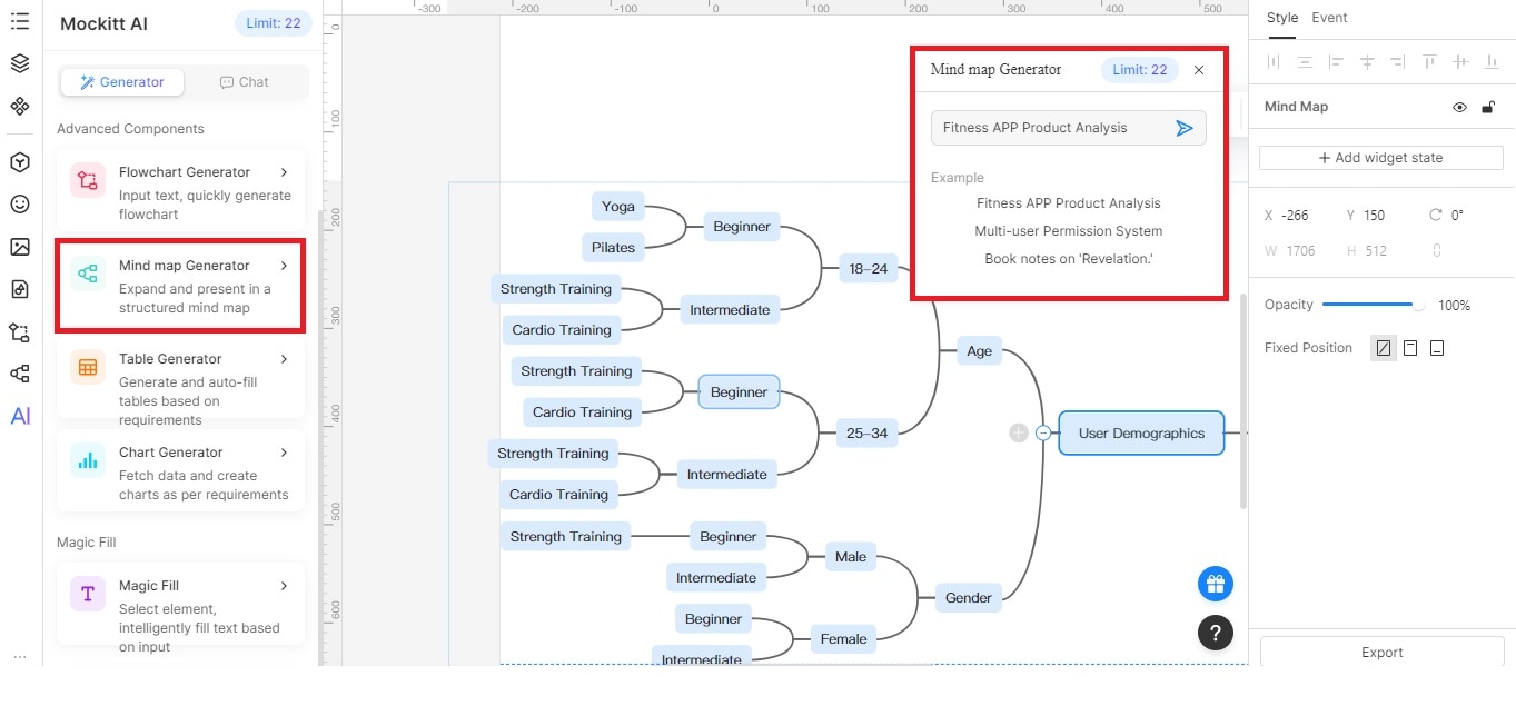 mind map generator ai prompt