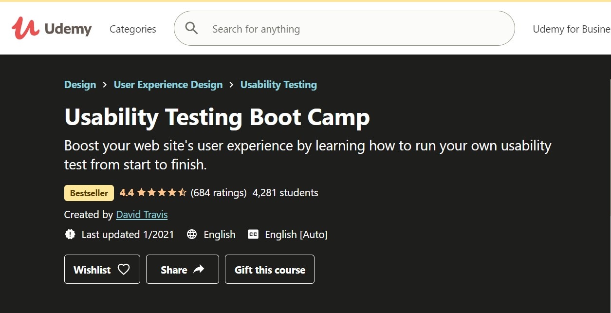 udemy ux