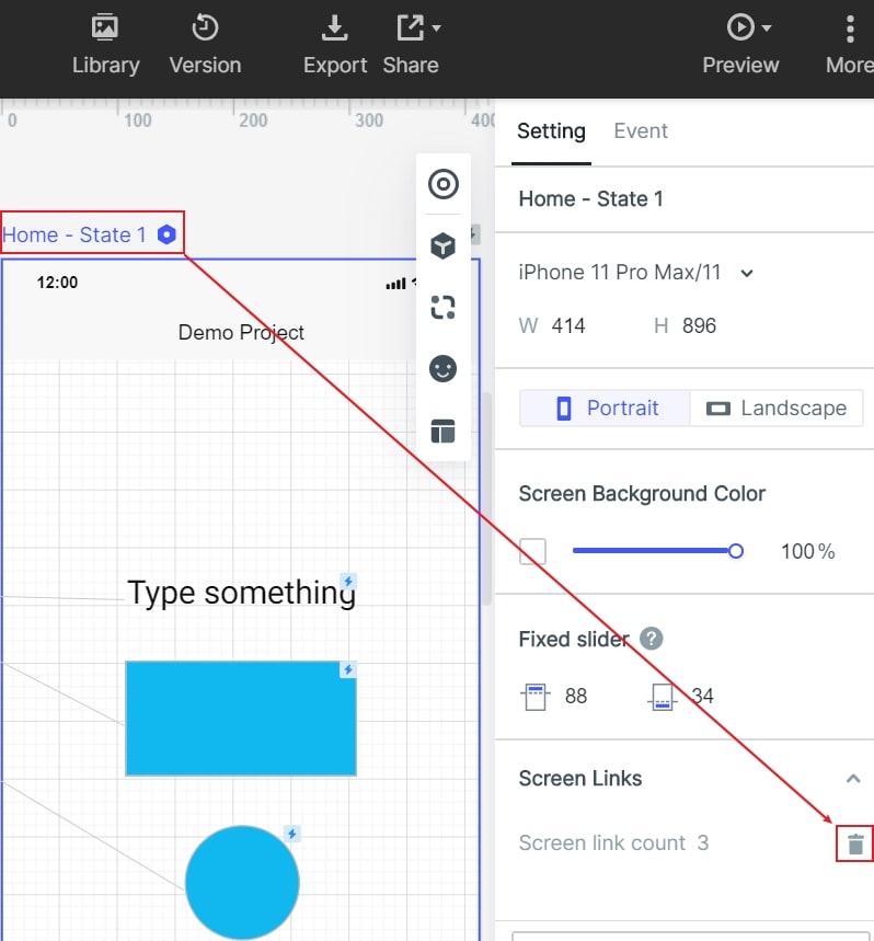 delete interactive links in batches