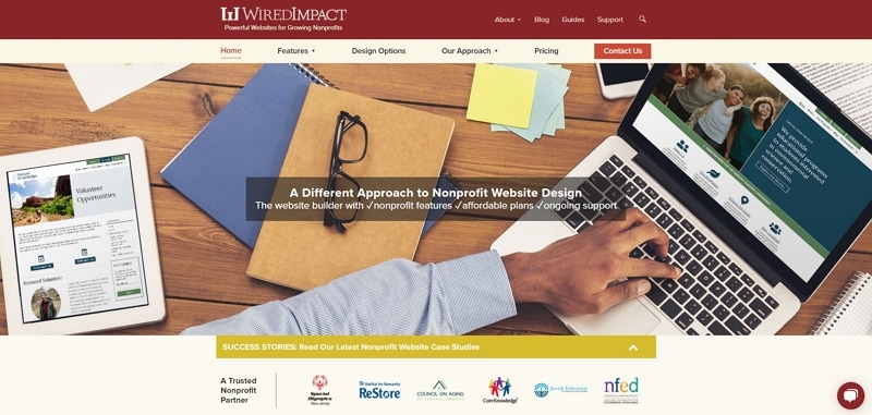 charity websites design