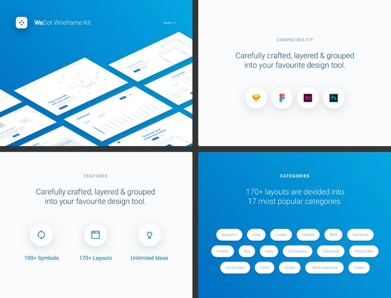 desktop wireframe template