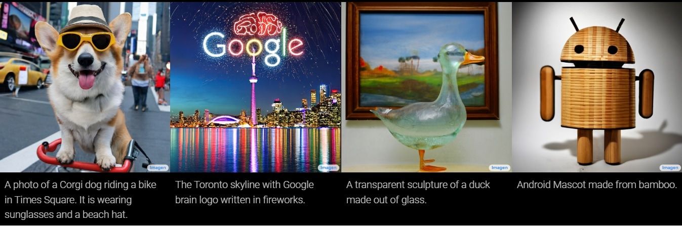 other ai-generated results through text prompts