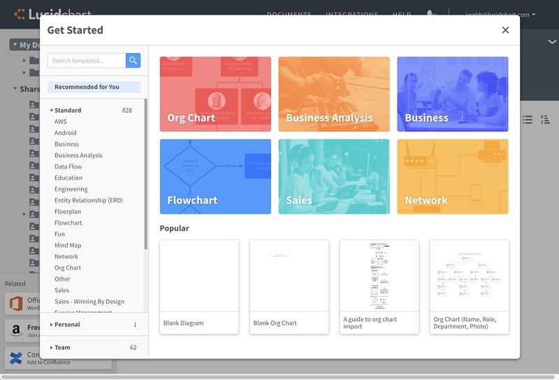 lucidchart wireframe