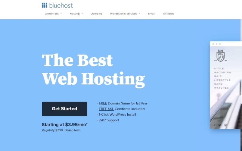 develop own website
