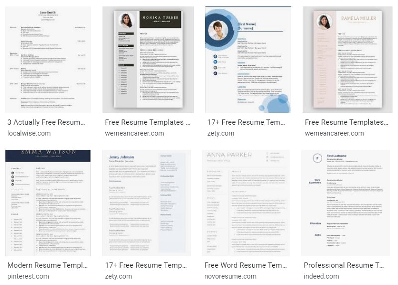 ux design resume