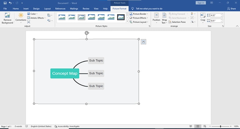 insert concept map