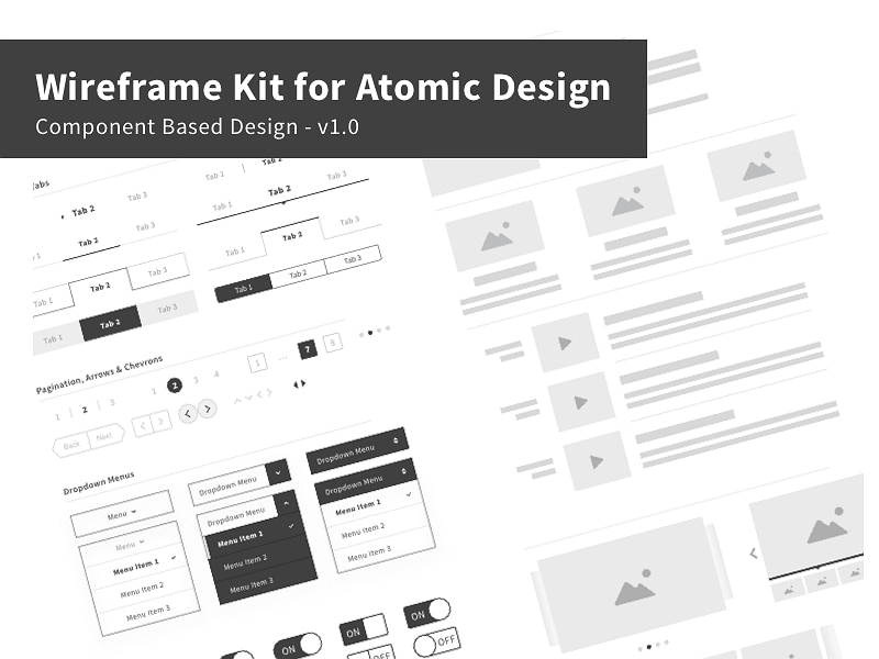 mobile app wireframe ui kit