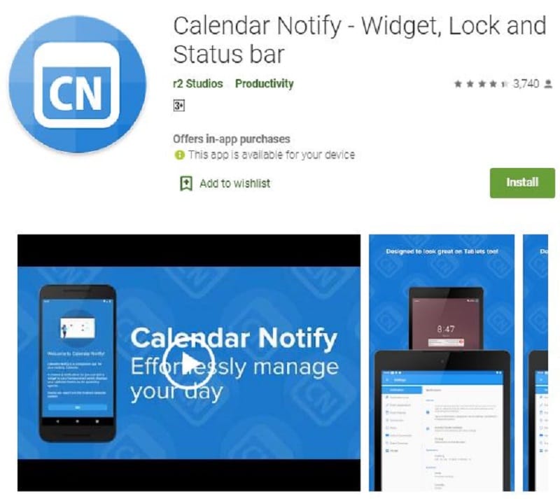 outlook calendar widget android