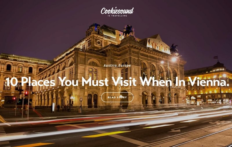 travel tourism website design