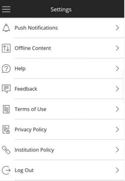 account settings page design