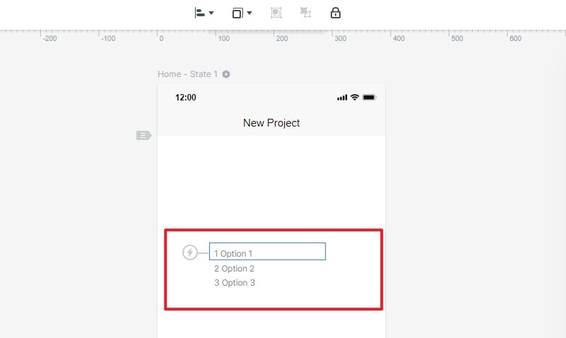 adobe xd dropdown menu