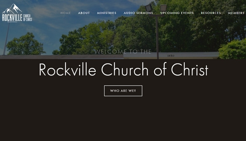 church website design templates