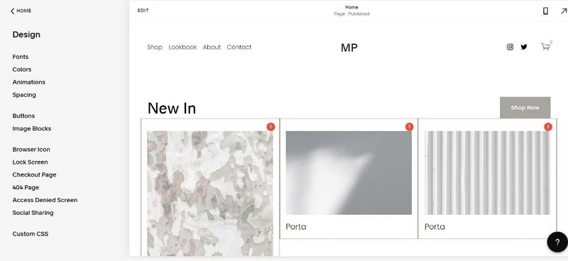squarespace commerce