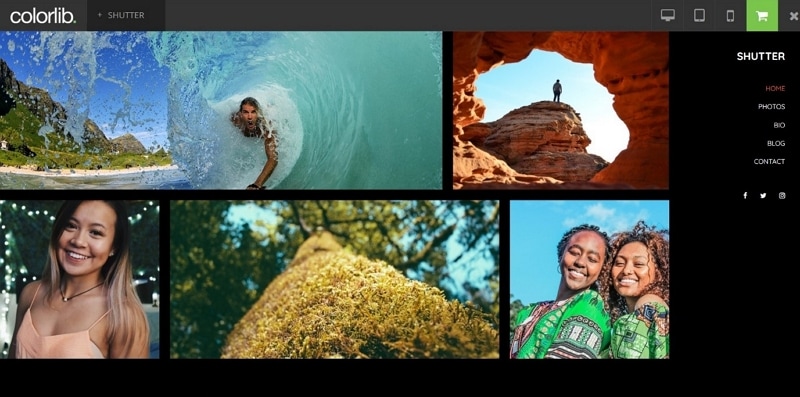 responsive template