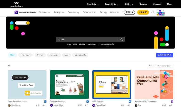 app wireframe template