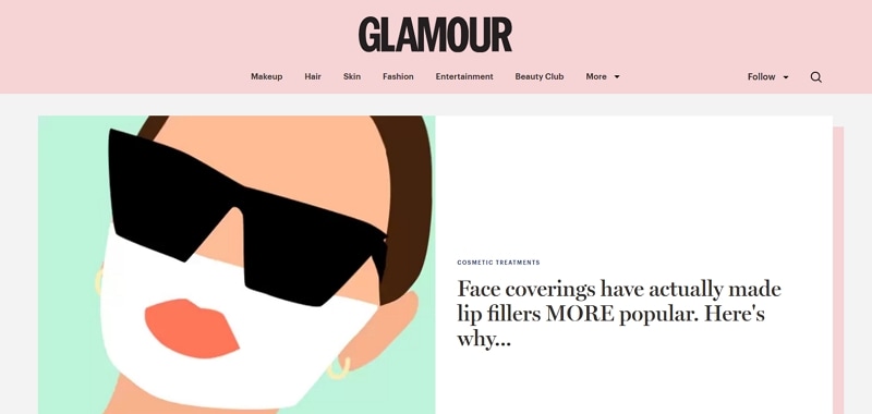 page header design