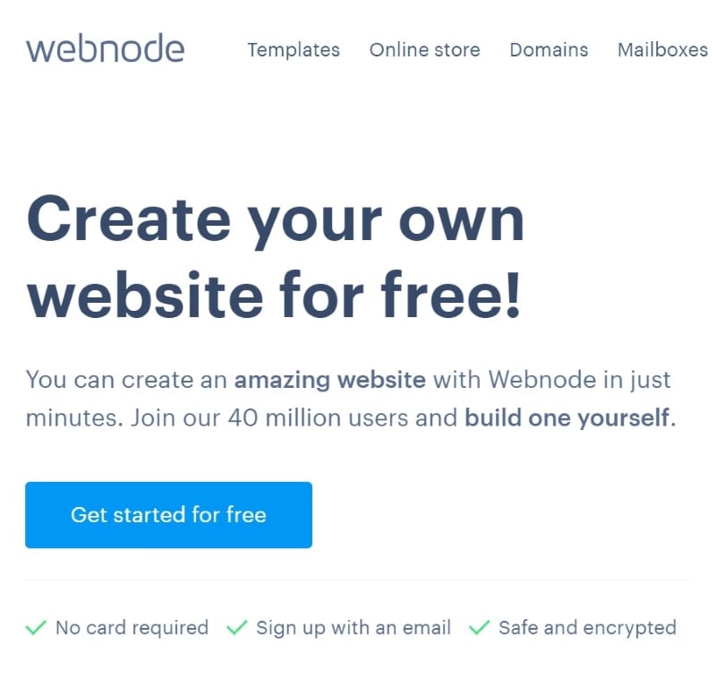 easiest website builder