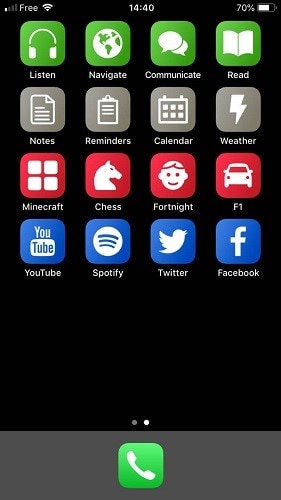 iPhone app layout ideas