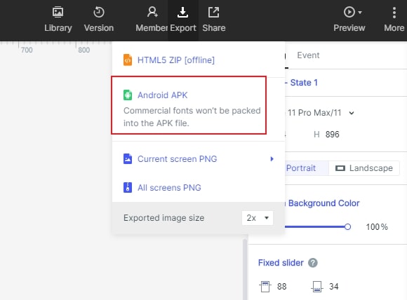install to the mobile phone