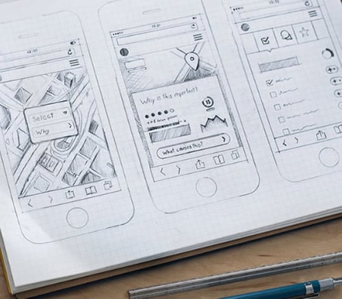 mobile app low fidelity prototype example