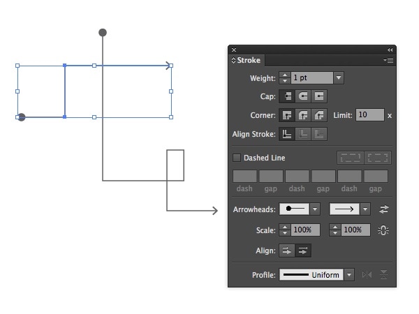 illustrator wireframe mode