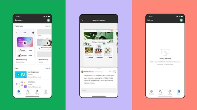 Figma mobile app